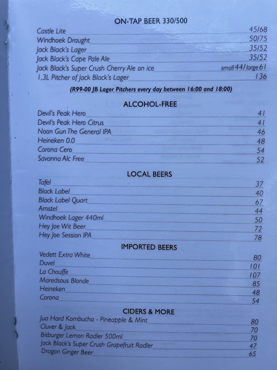 Menu Clarke's Bar & Dining Room-10