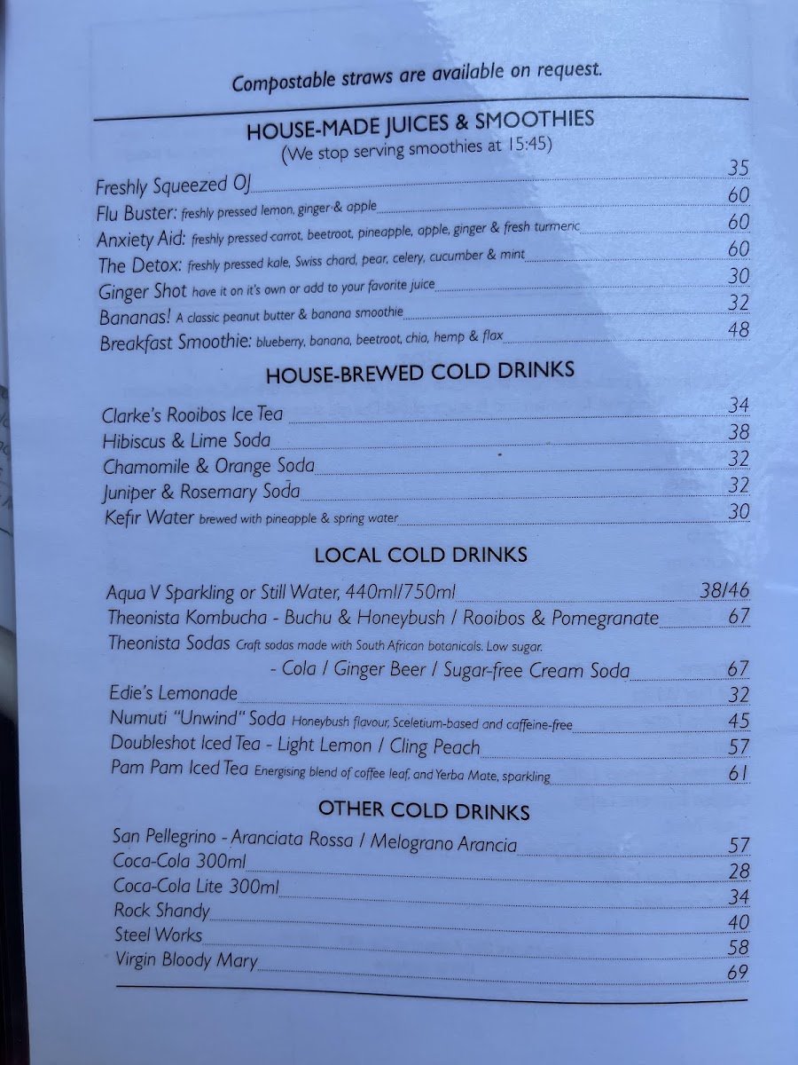 Menu Clarke's Bar & Dining Room-7