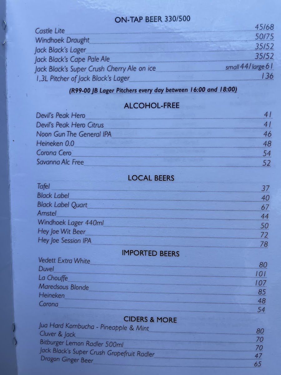 Menu Clarke's Bar & Dining Room-9